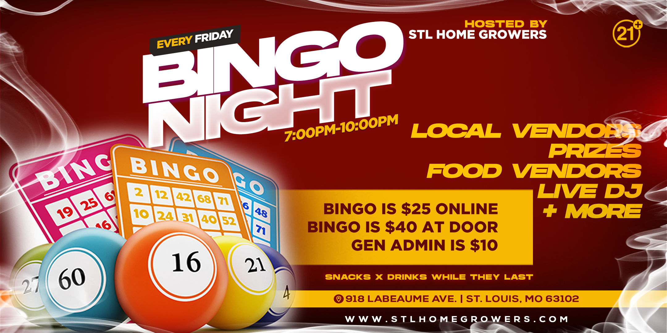 Friday Bingo Night